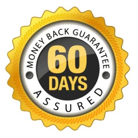 60 day money back guarantee for customer satisfaction