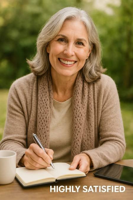 Customer testimonials describing individual product experiences